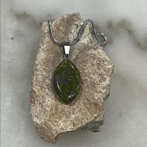 Green Vesuvianite Pendant Necklace